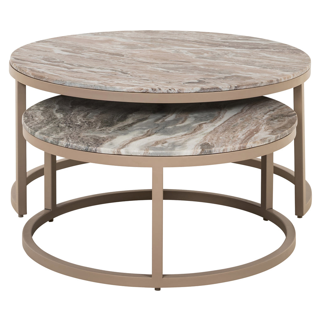 Couchtisch Fairfax clay (Set of 2)