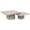 Couchtisch Rashford Blush beige (Set of 2)