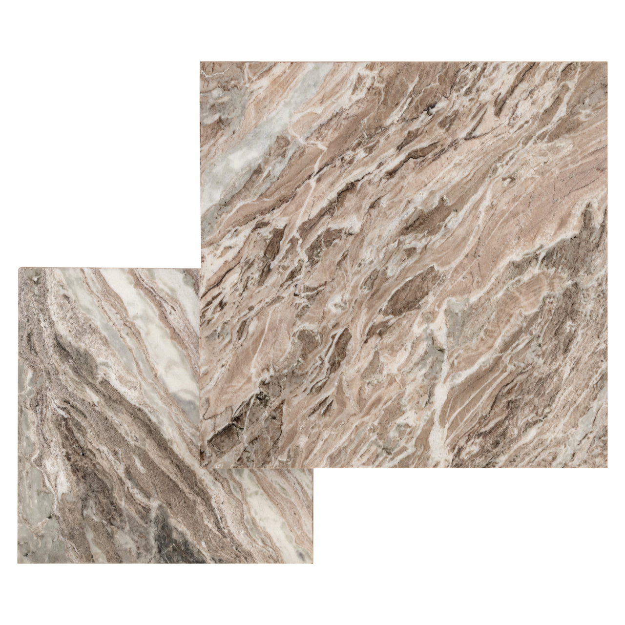 Couchtisch Rashford Blush beige (Set of 2)