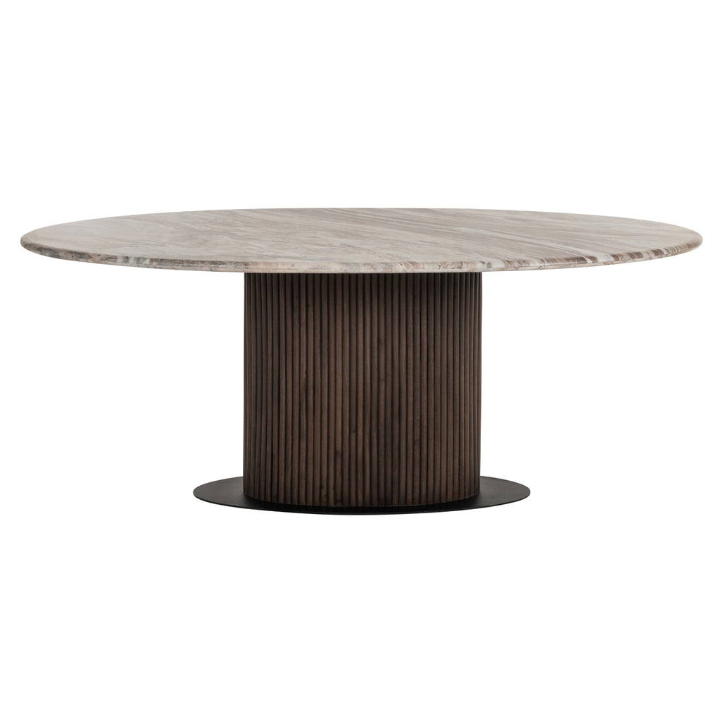 Esstisch Rashford Blush beige oval 200