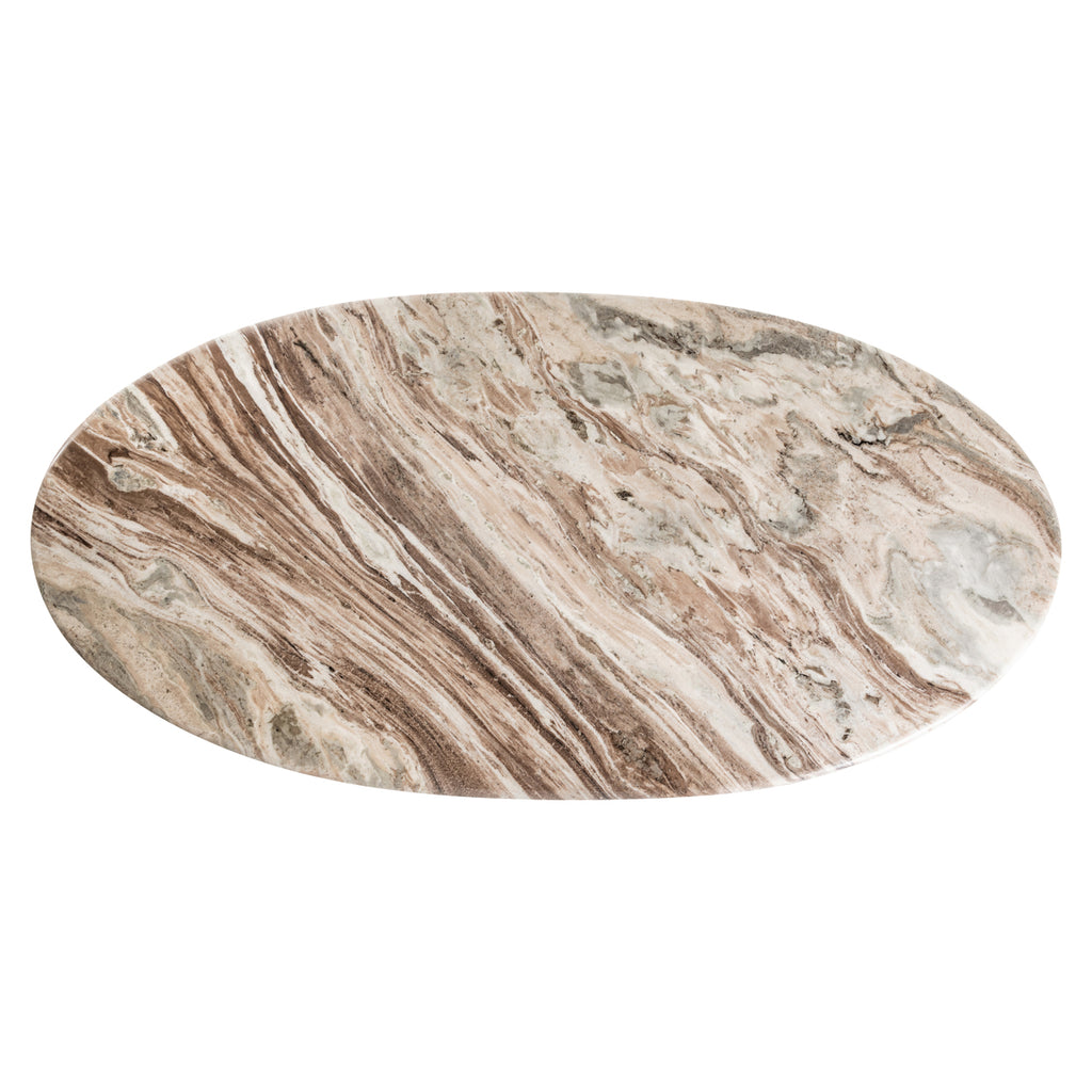 Esstisch Rashford Blush beige oval 200