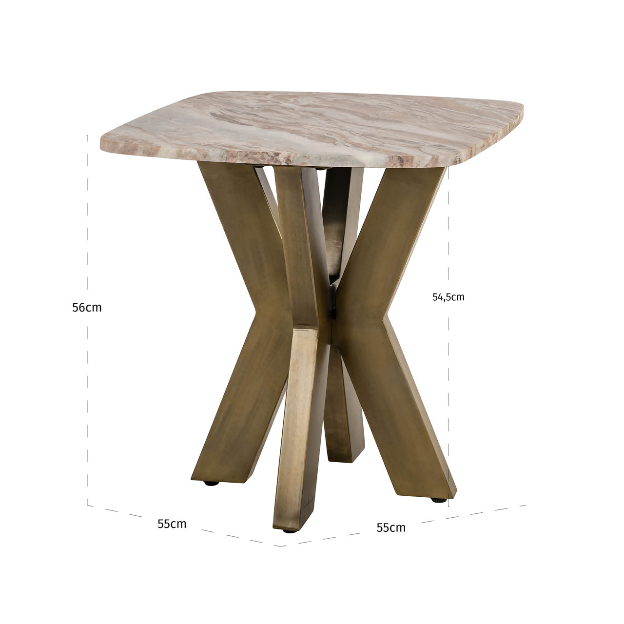 Beistelltisch Bottega Blush beige