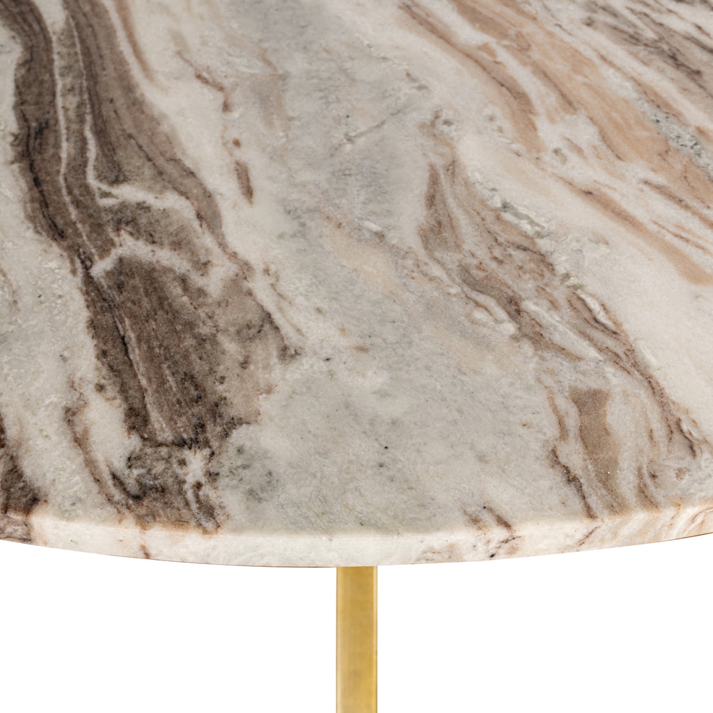 Esstisch Bottega Blush beige 140Ø