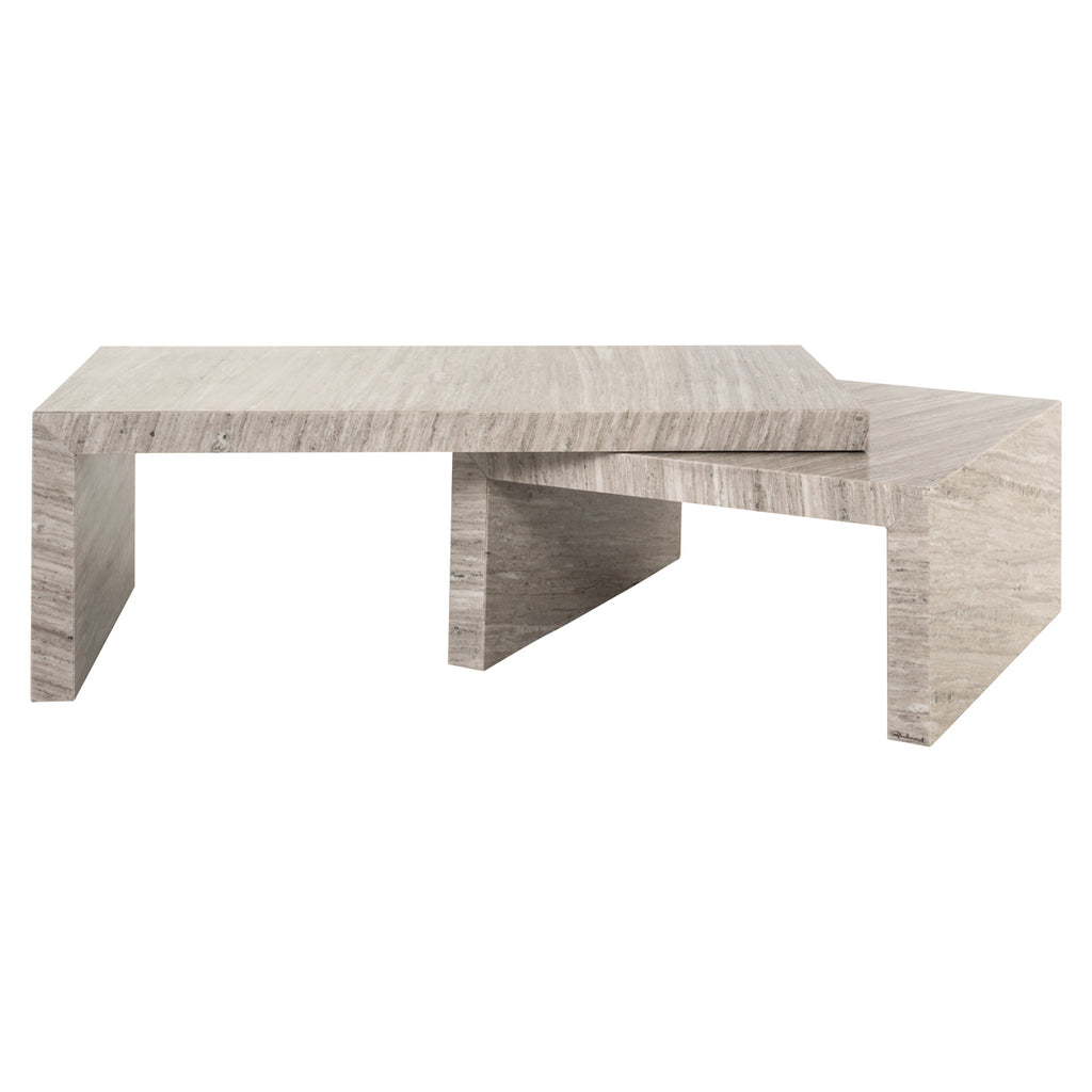 Couchtisch Novaz sand (Set of 2)