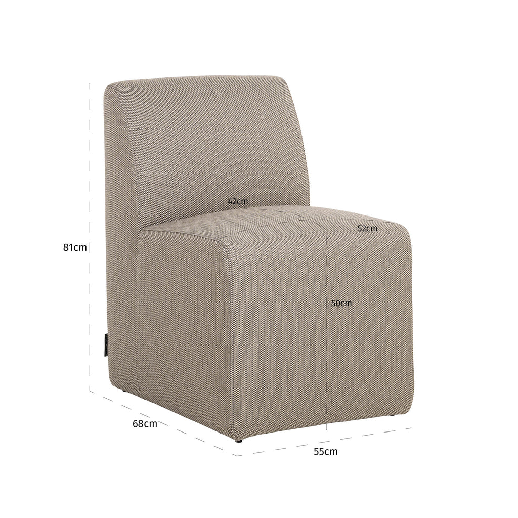 Outdoor Stuhl Riva taupe