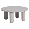 Gartencouchtisch Quinn light beige  86Ø