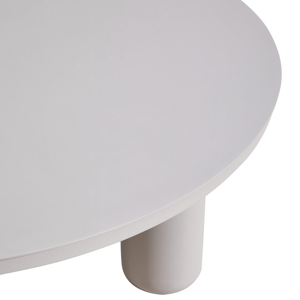 Gartencouchtisch Quinn light beige  86Ø