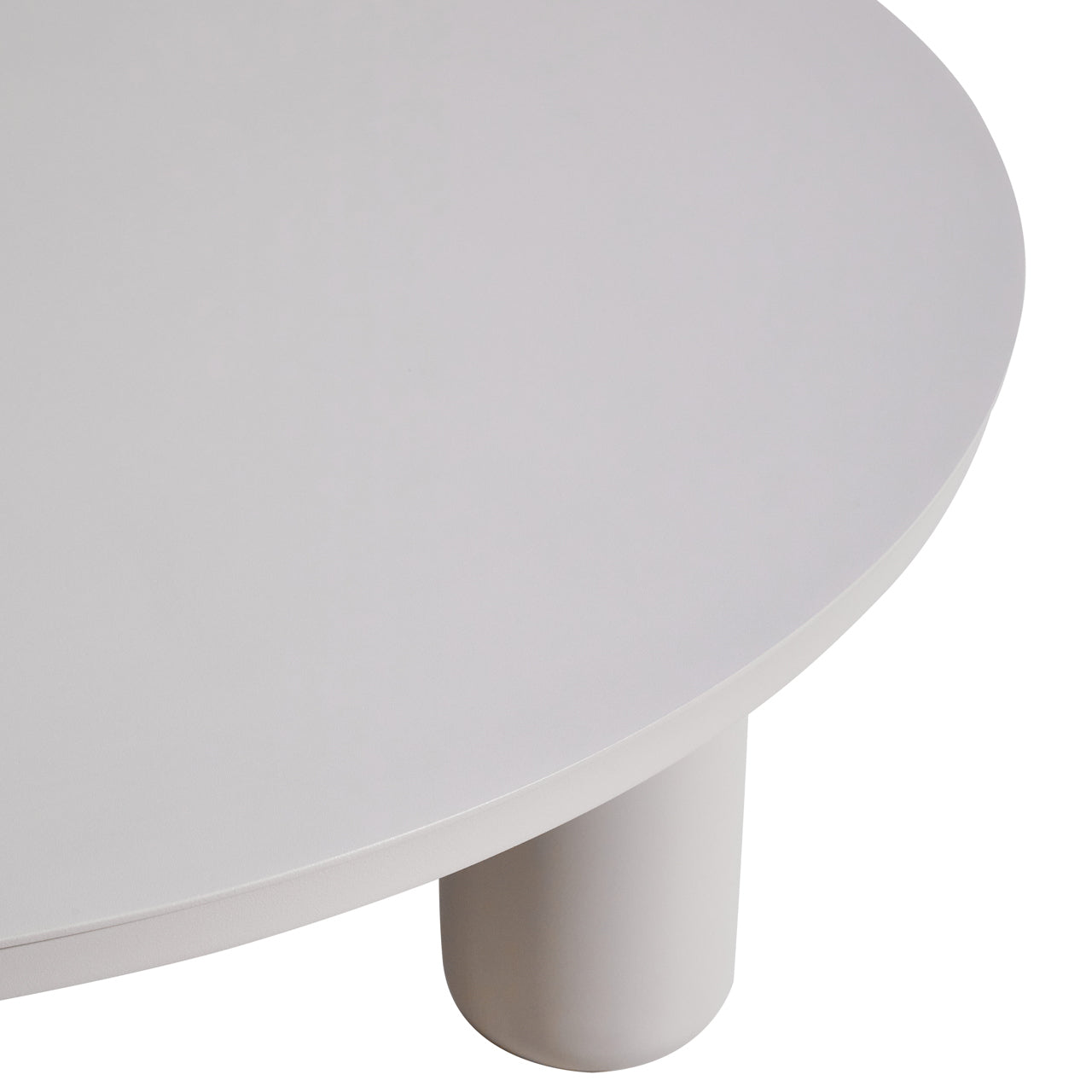 Gartencouchtisch Quinn light beige  86Ø