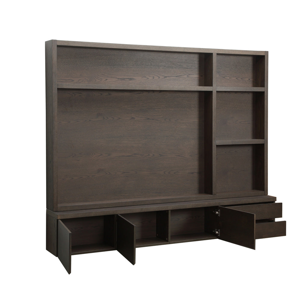 TV-Schrank Lachance brown  3-doors 2-drawers