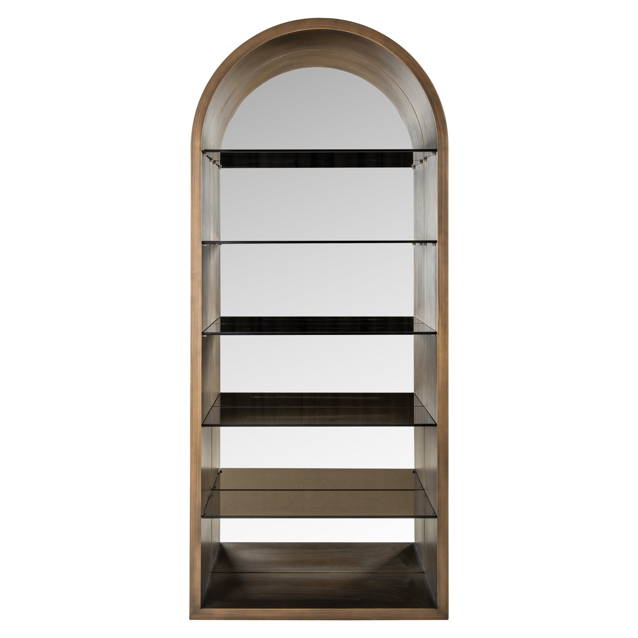Vitrine Bowic brushed gold
