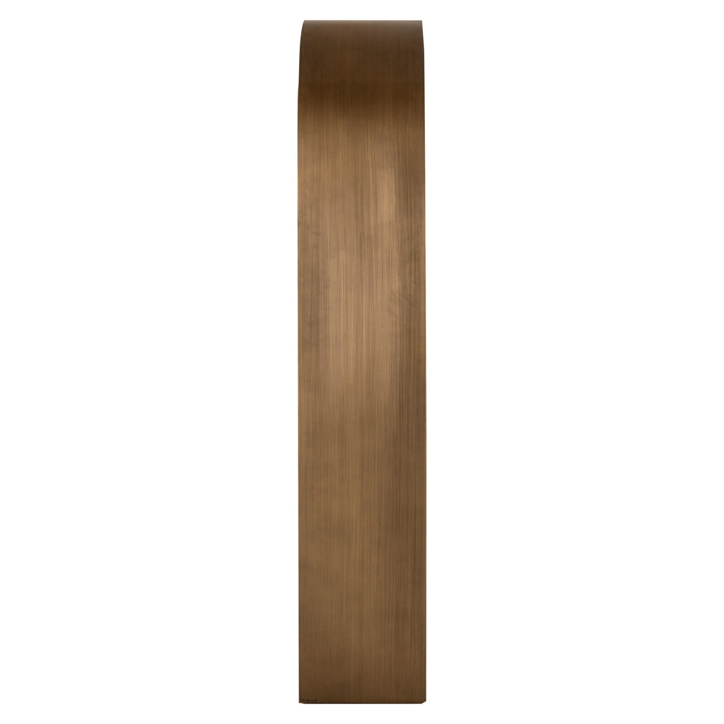Vitrine Bowic brushed gold