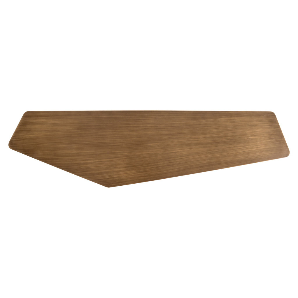 Konsole Hexa brushed gold