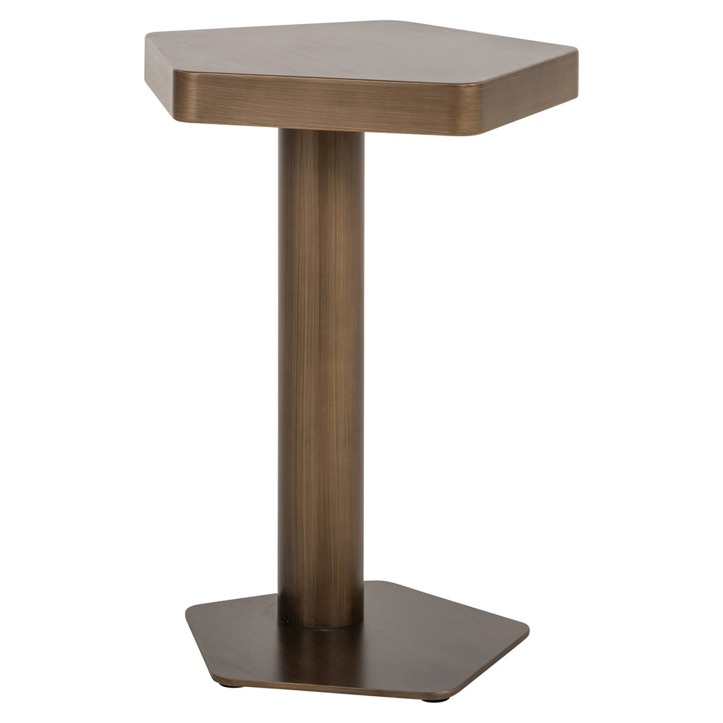 Beistelltisch Hexa brushed gold