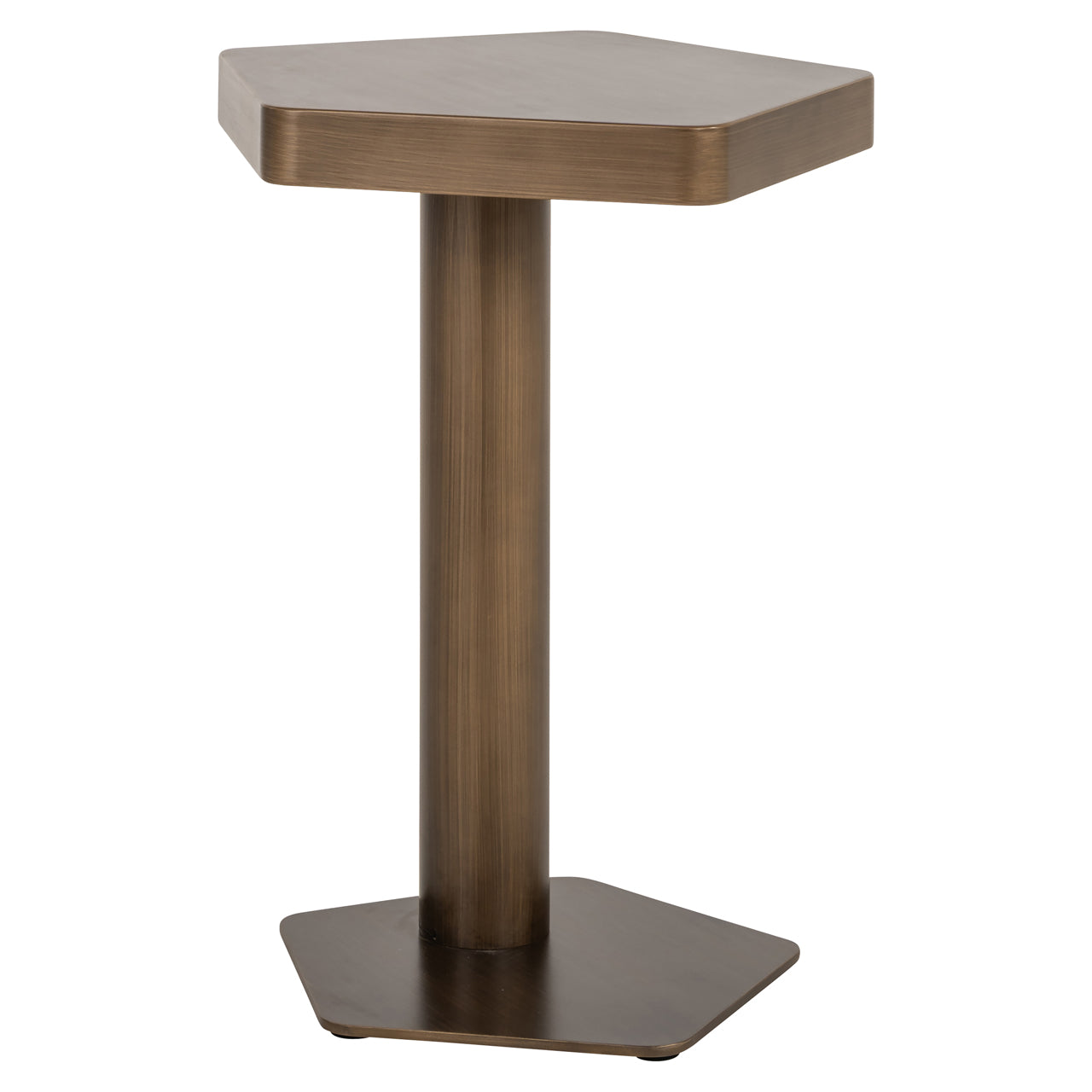 Beistelltisch Hexa brushed gold