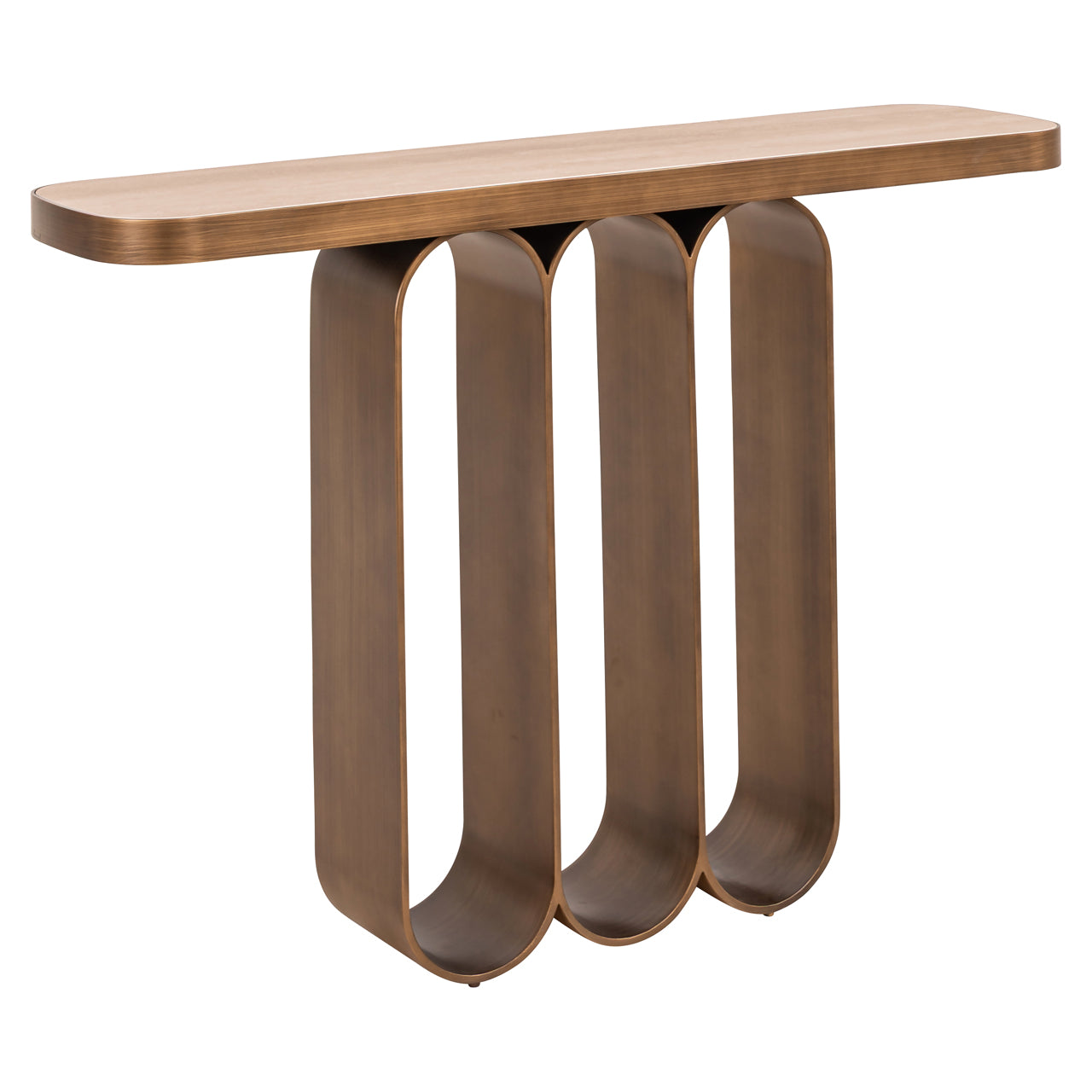 Konsole Locarno brushed gold