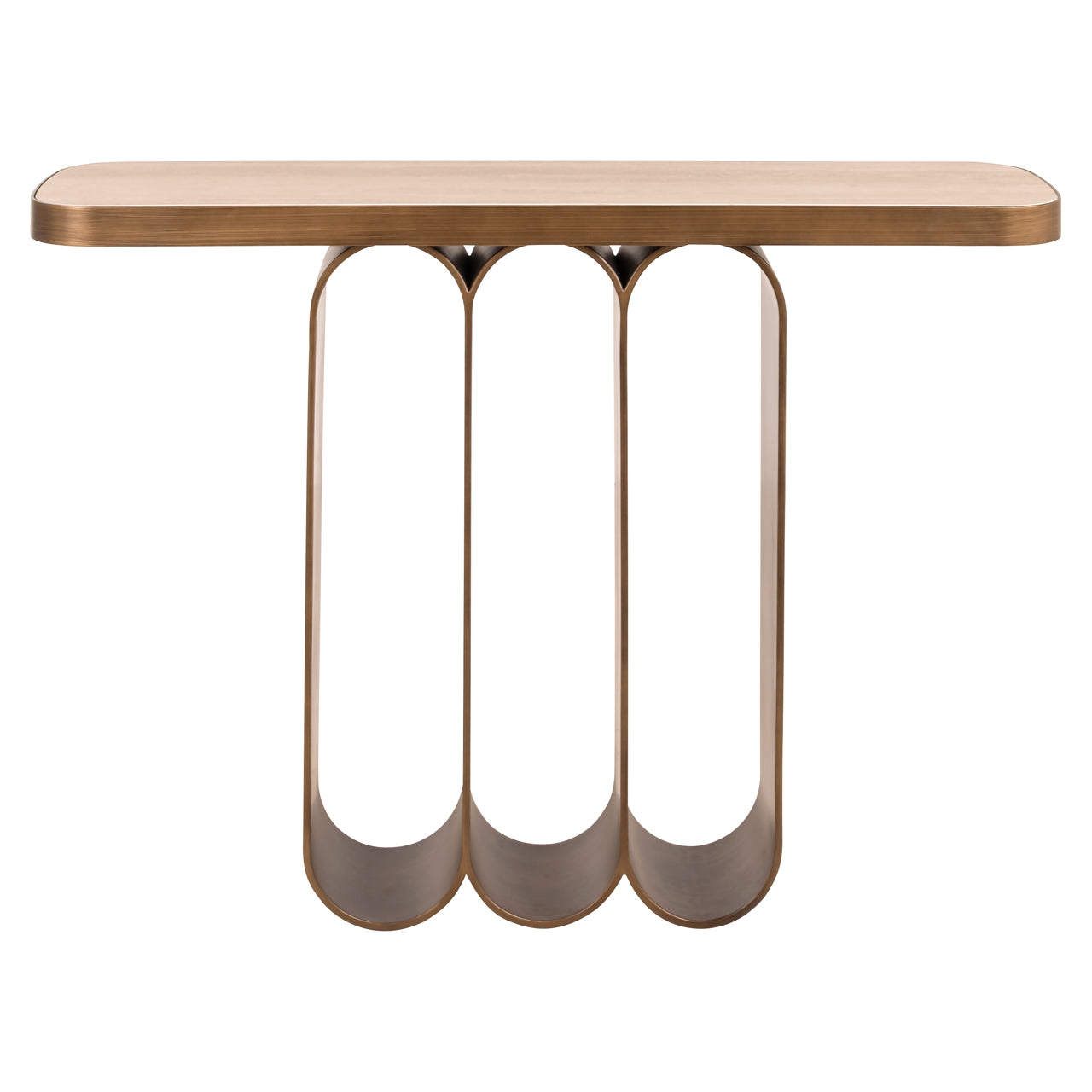 Konsole Locarno brushed gold