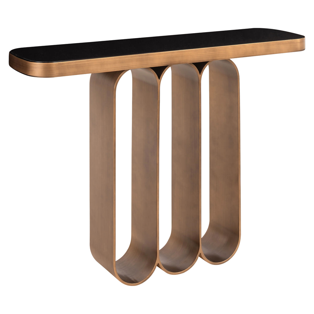 Konsole Locarno brushed gold