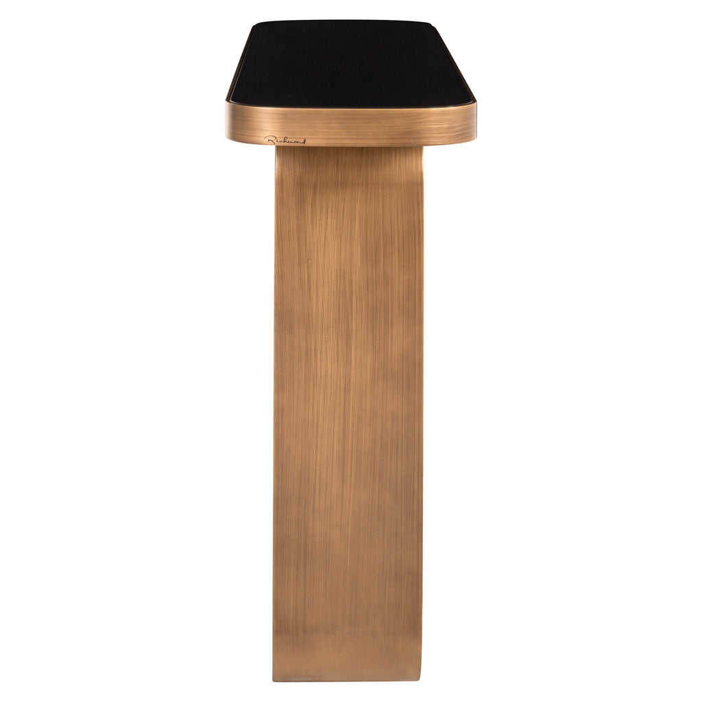 Konsole Locarno brushed gold