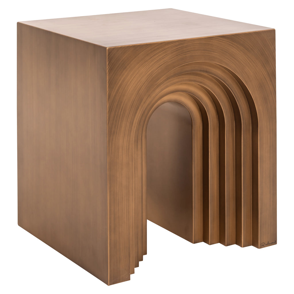 Beistelltisch Vevey brushed gold