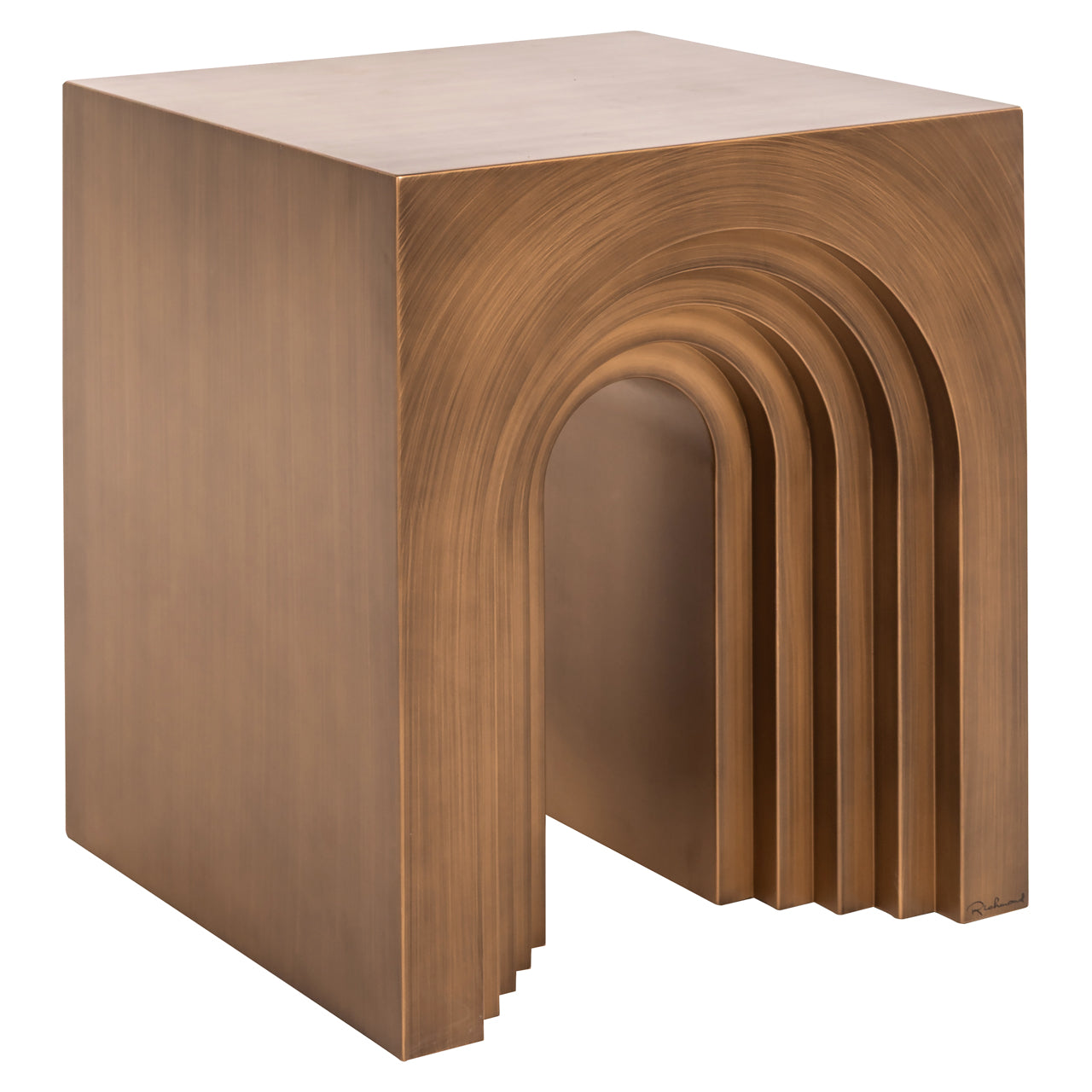 Beistelltisch Vevey brushed gold