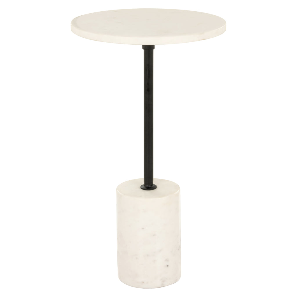 Beistelltisch Misty black/white 30Ø