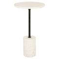 Beistelltisch Misty black/white 30Ø