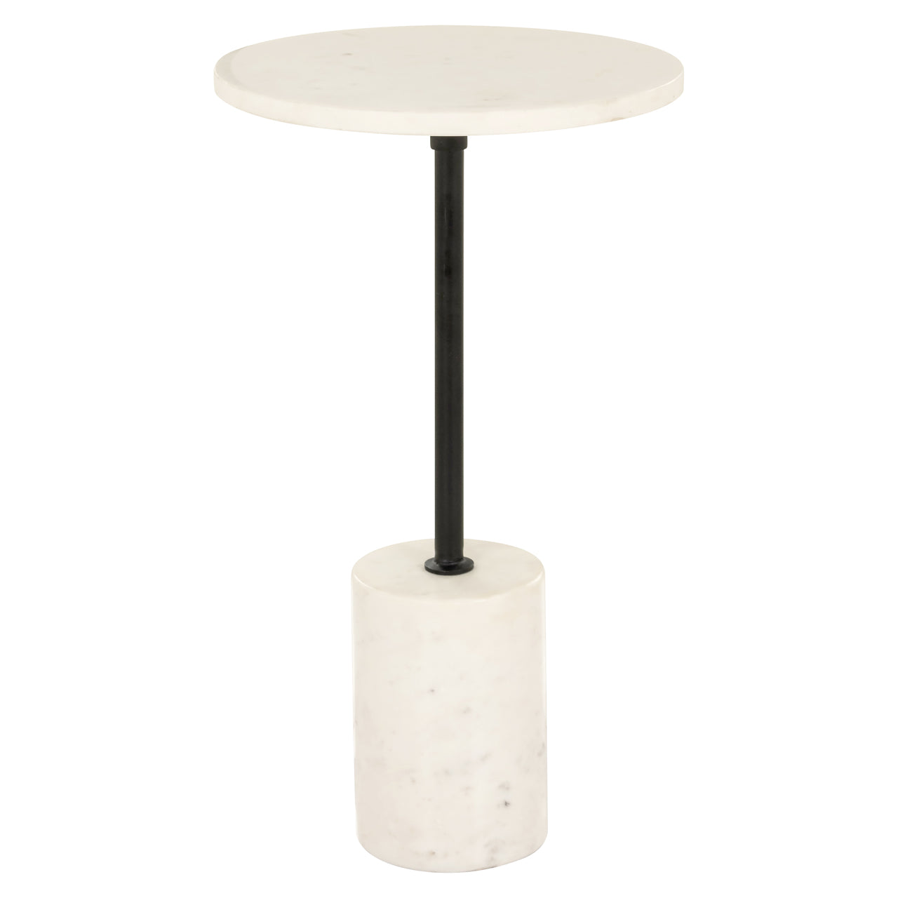 Beistelltisch Misty black/white 30Ø