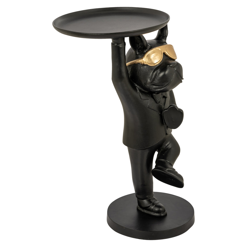 Beistelltisch Bullie black/gold