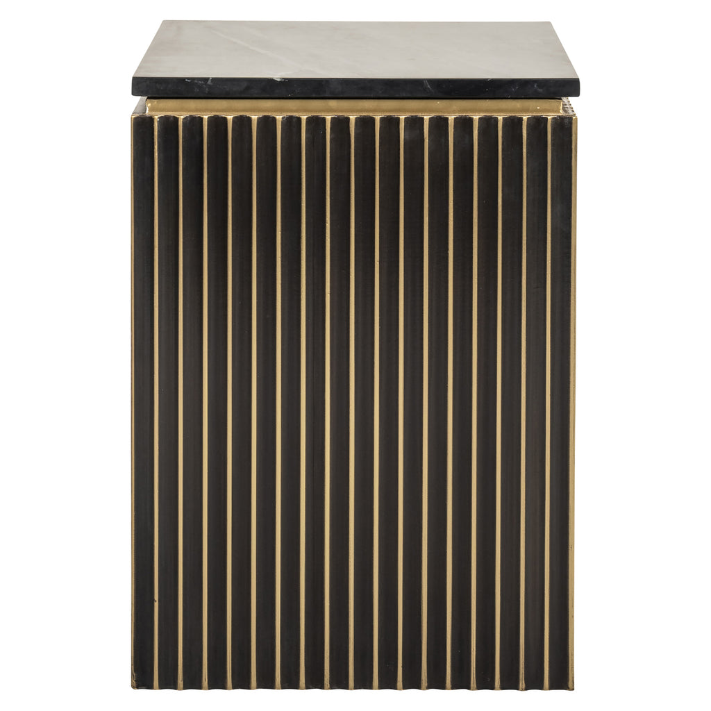 Nachttisch Les Arcs brushed gold