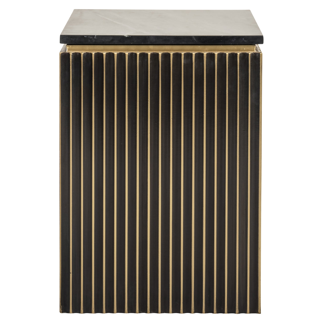 Nachttisch Les Arcs brushed gold