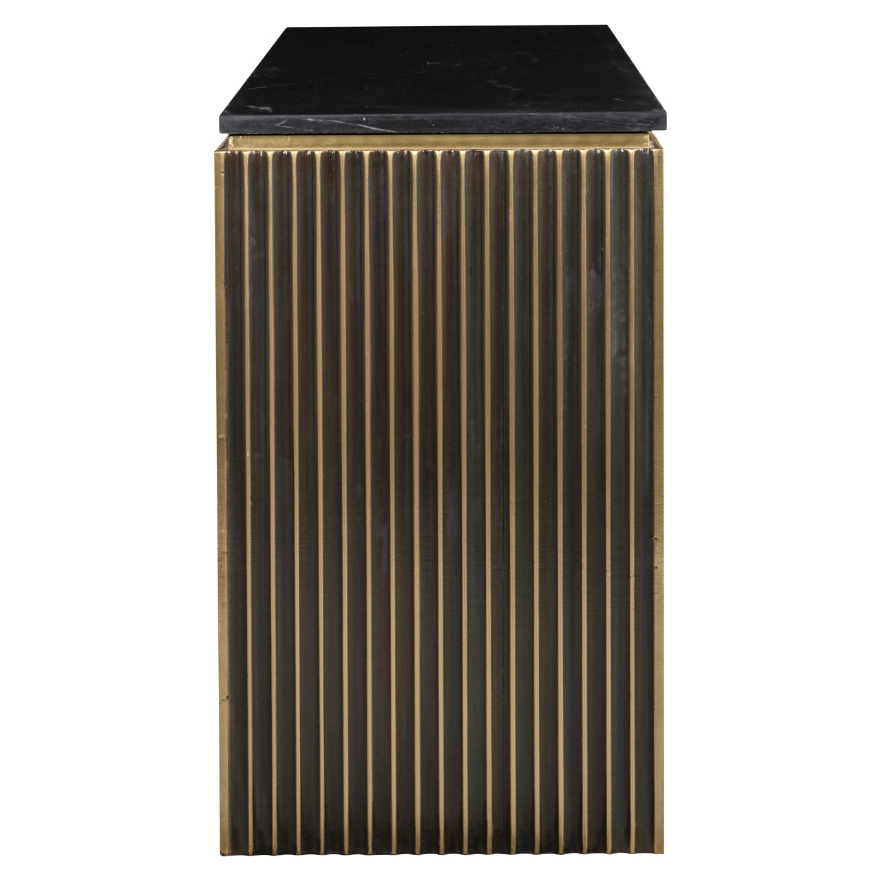 Konsole Les Arcs brushed gold