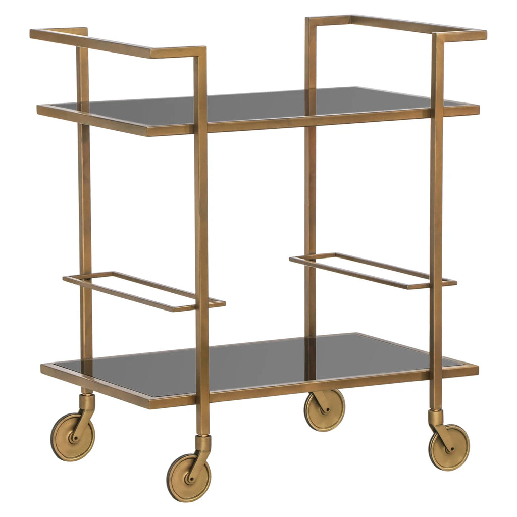 Servierwagen Xo brushed gold