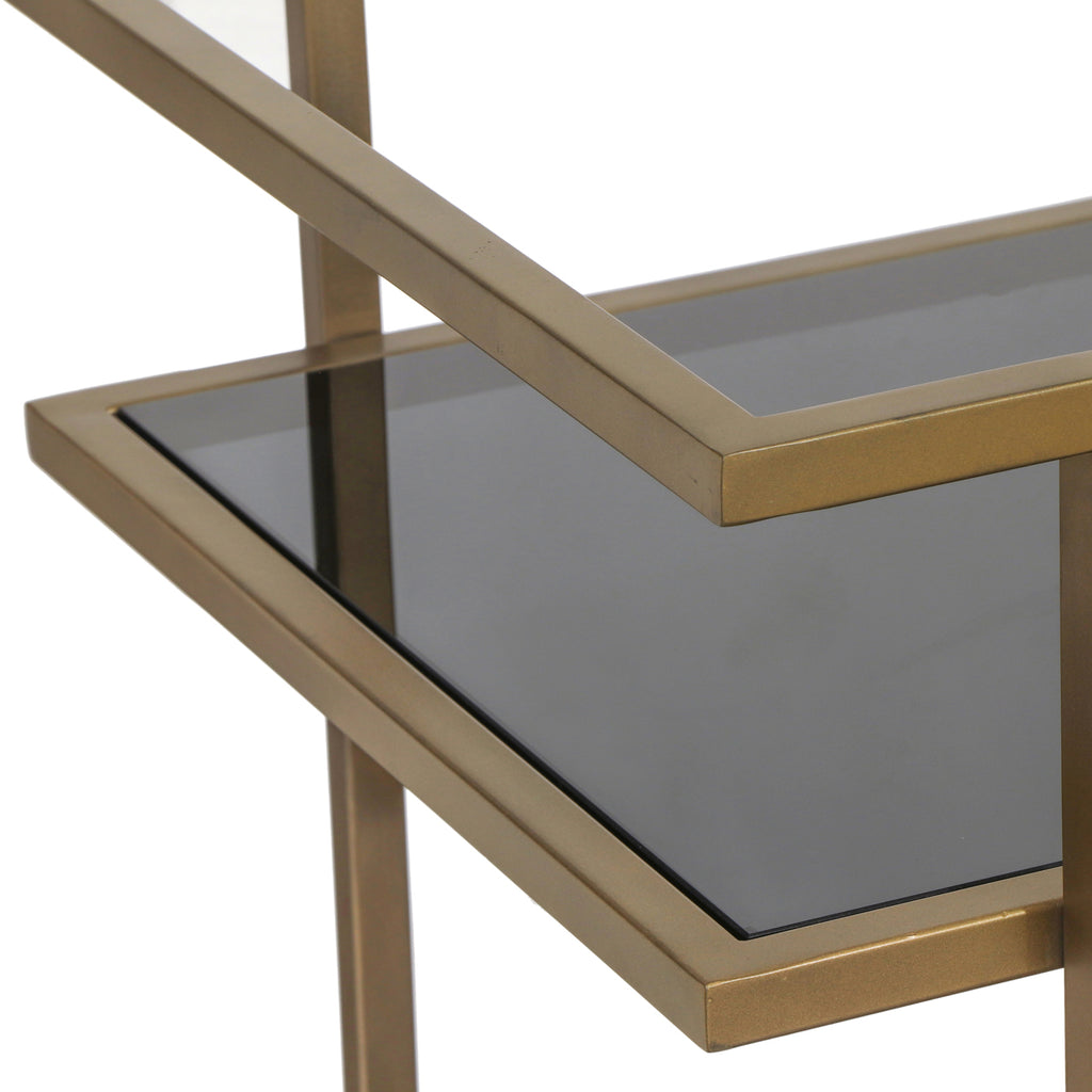 Servierwagen Xo brushed gold