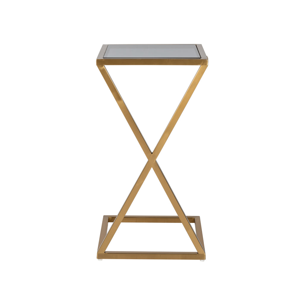 Beistelltisch Paramount brushed gold