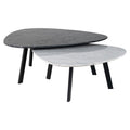 Couchtisch Trocadero black/white (Set of 2)