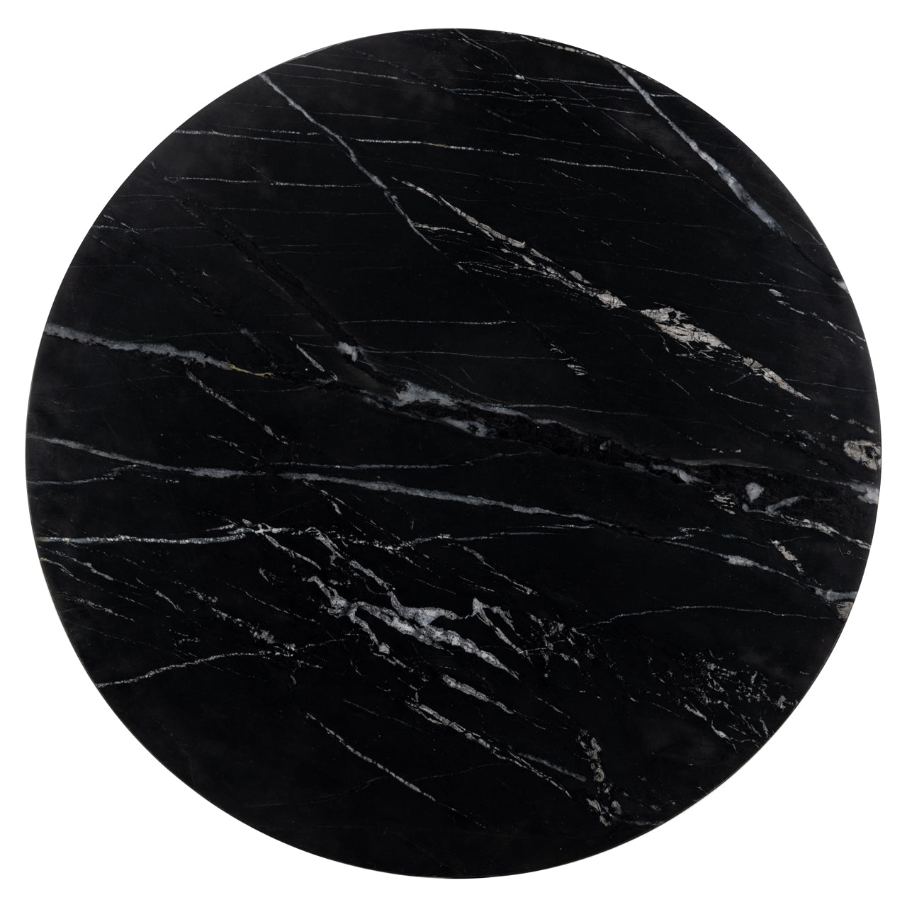 Bistro-Tisch Logan black/gold 75Ø