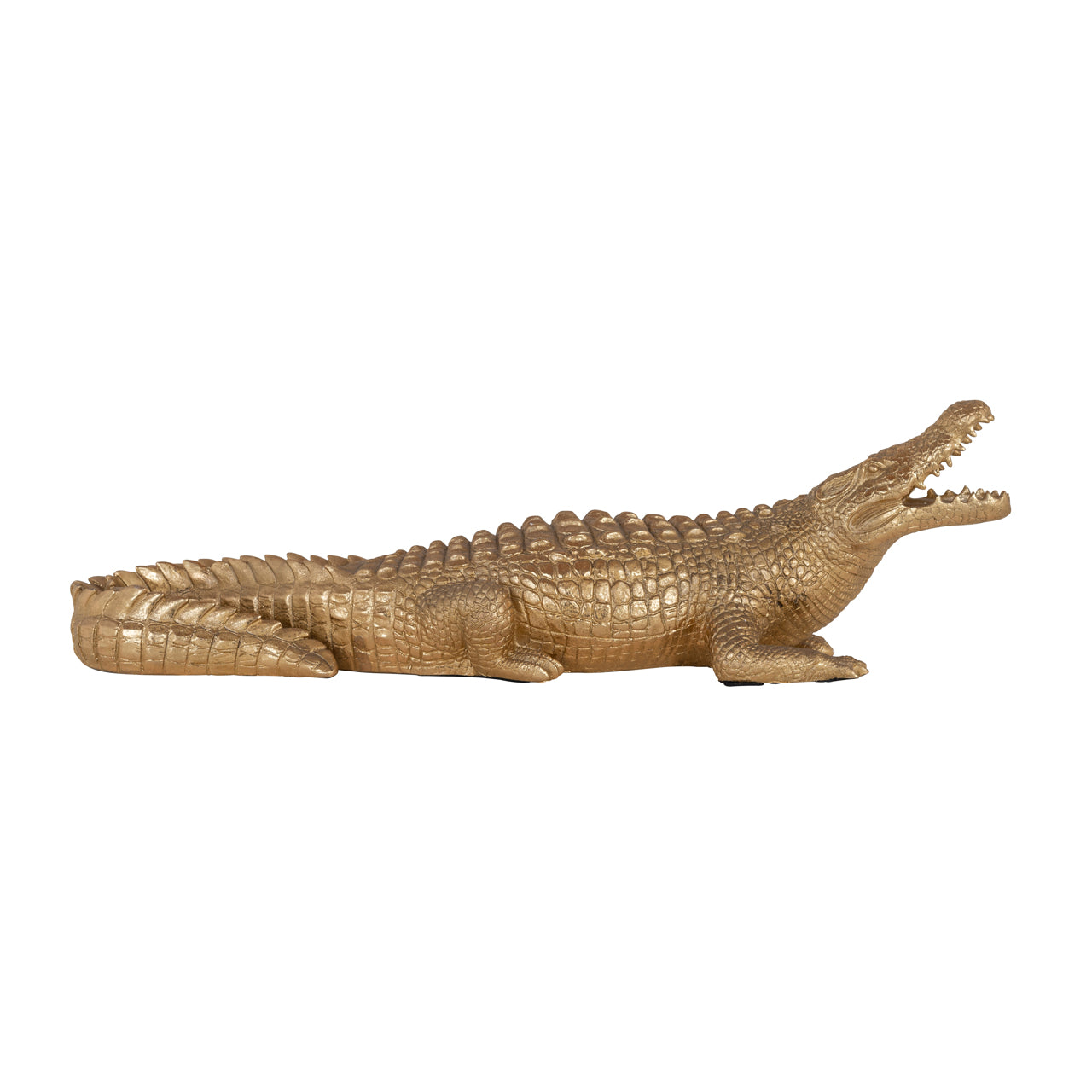 Dekoratives Objekt Crocodile gold