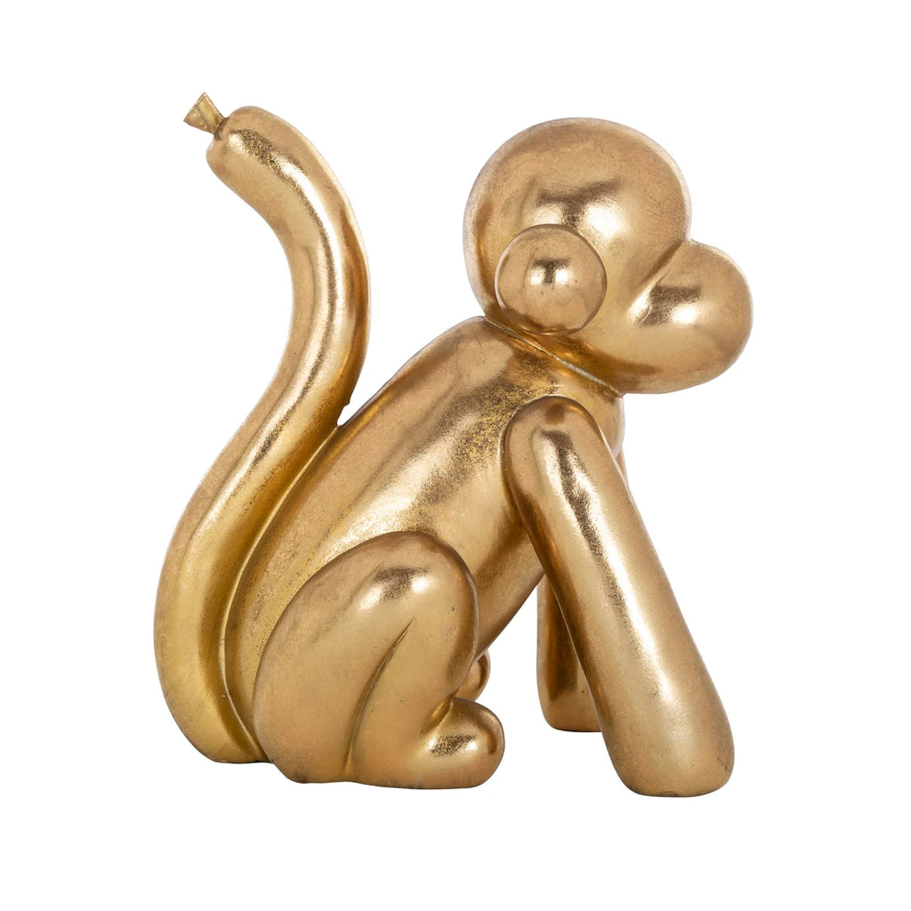 Dekoratives Objekt Monkey gold