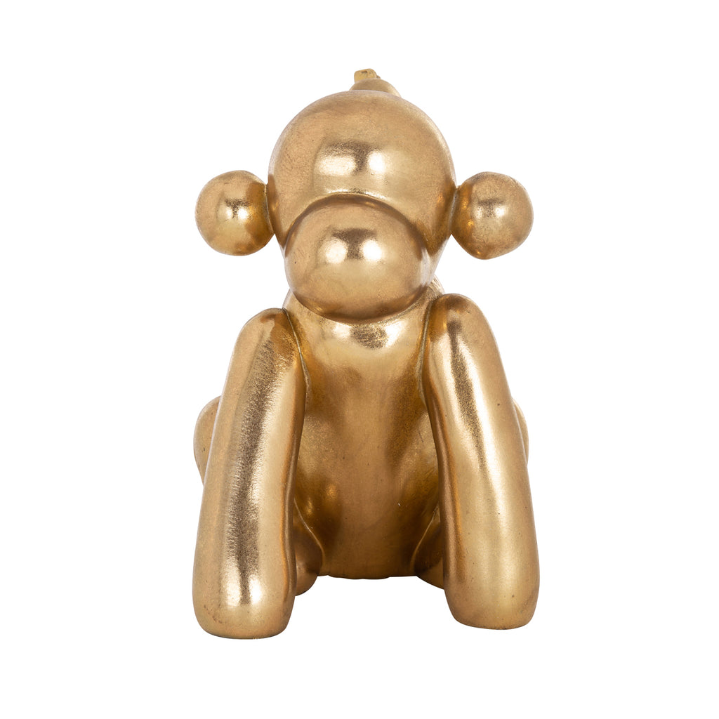 Dekoratives Objekt Monkey gold