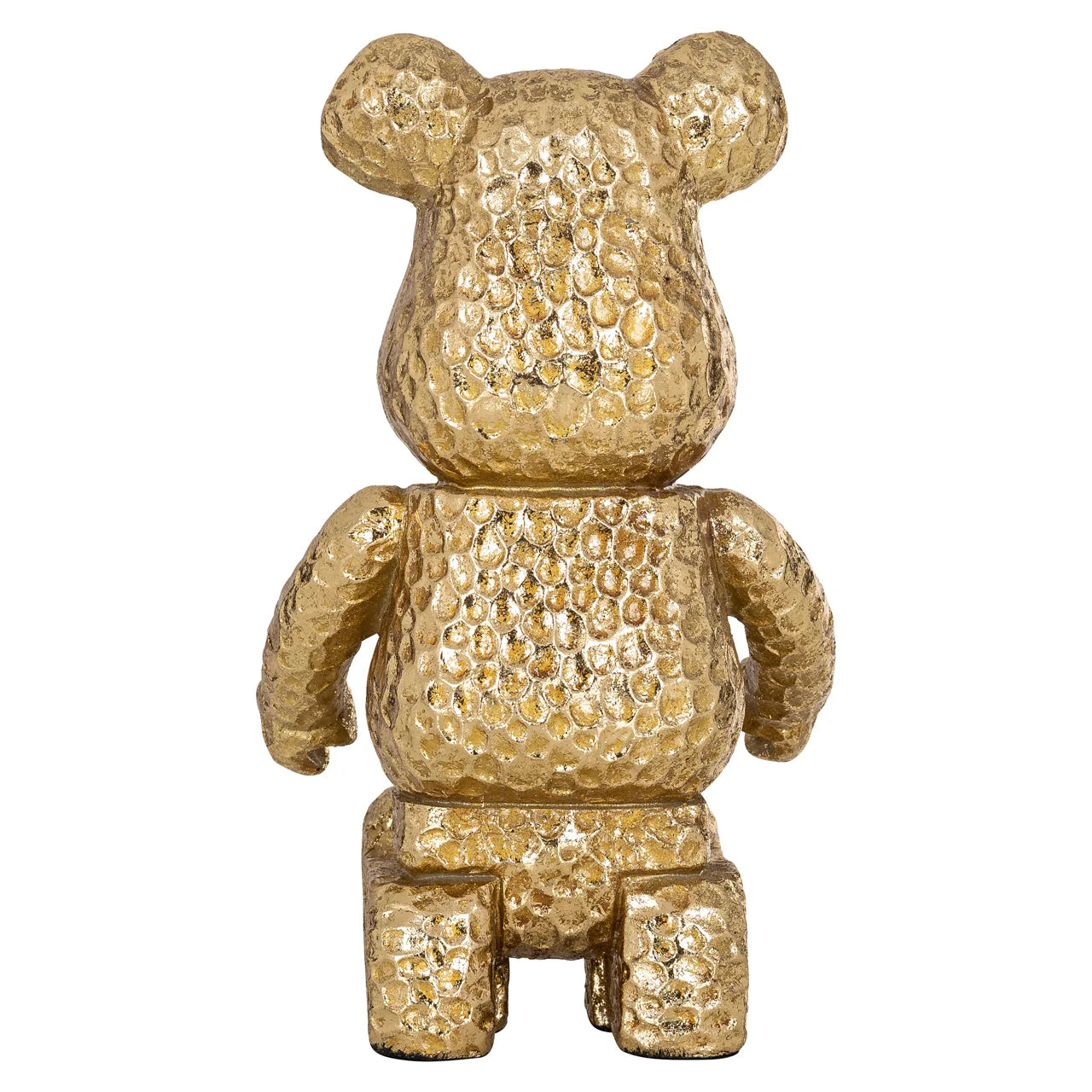 Dekoratives Objekt Bear gold sitting