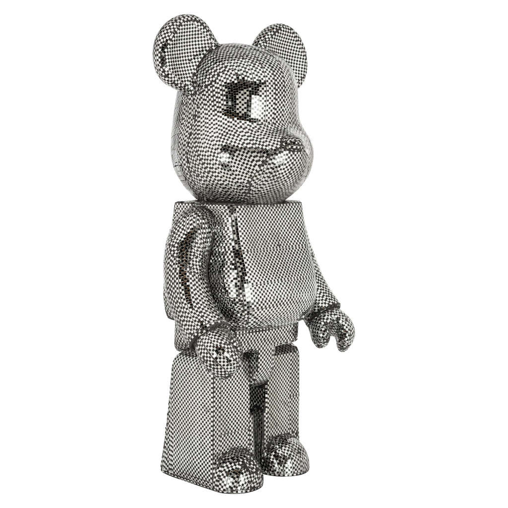 Dekoratives Objekt Bear silver large