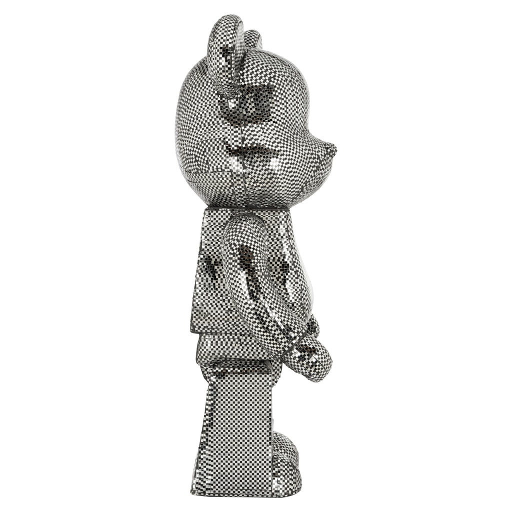 Dekoratives Objekt Bear silver large
