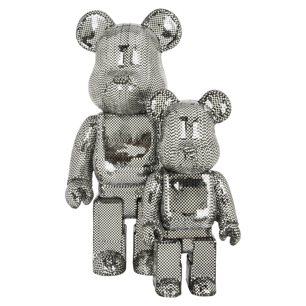 Dekoratives Objekt Bear silver large