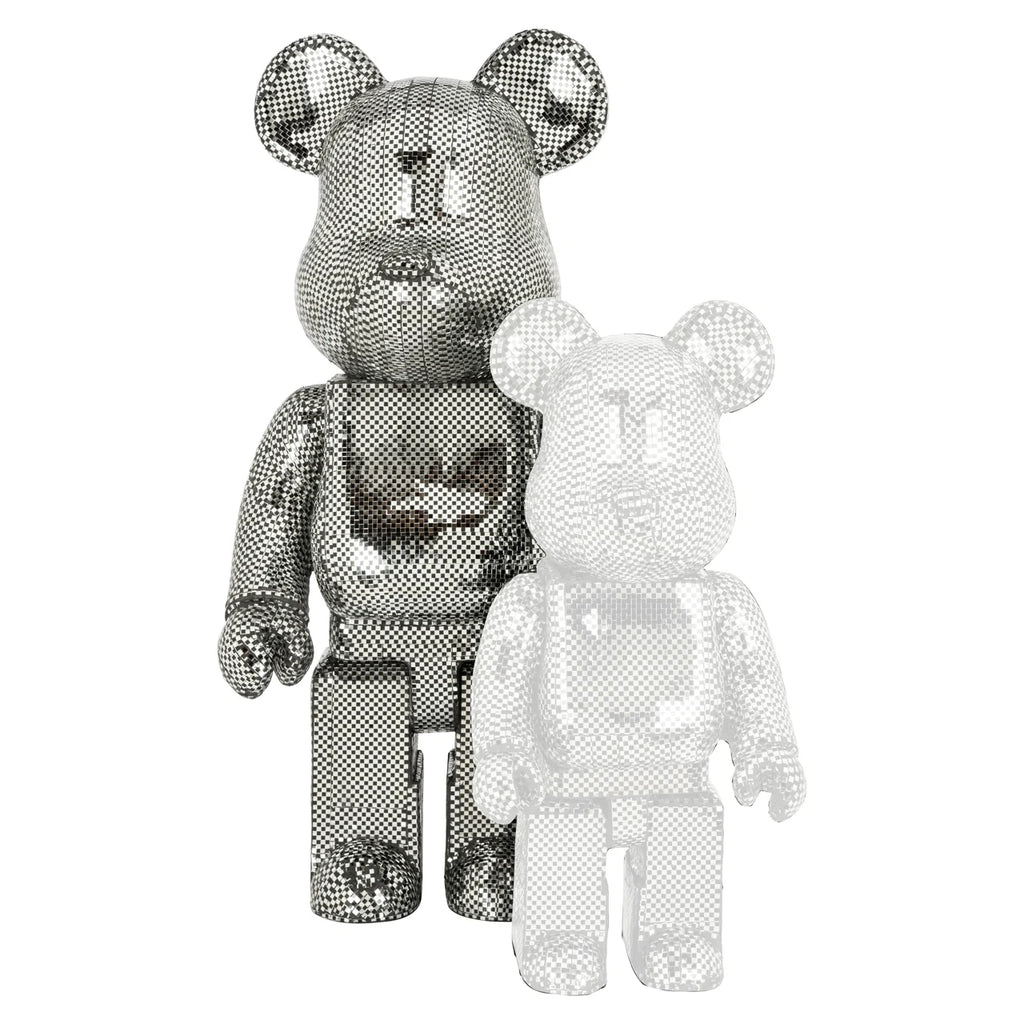 Dekoratives Objekt Bear silver large