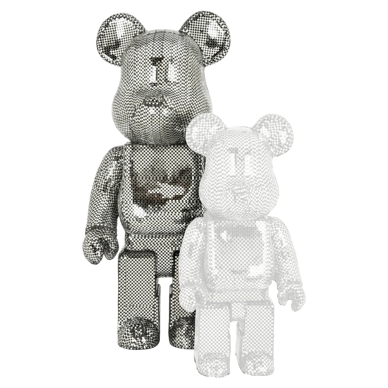 Dekoratives Objekt Bear silver large