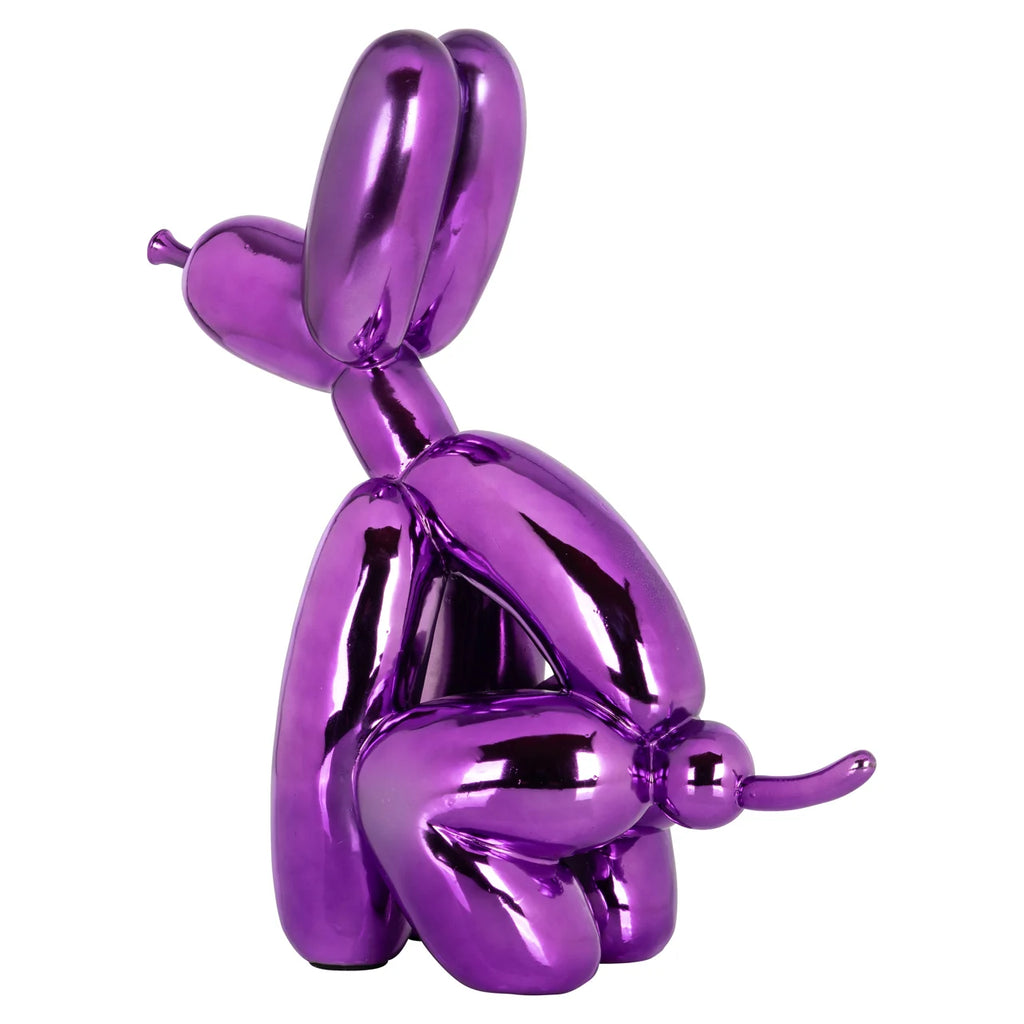 Dekoratives Objekt Dog purple