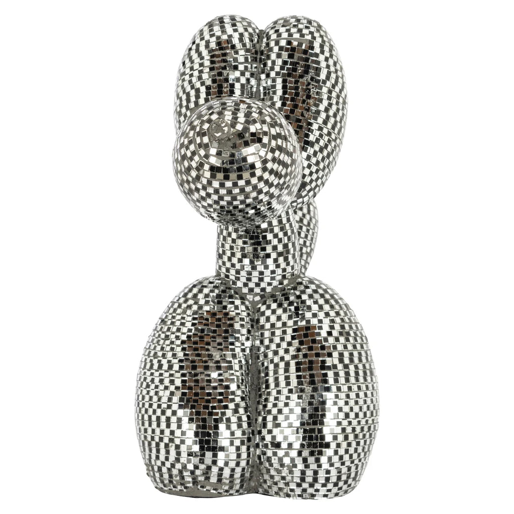 Dekoratives Objekt Dog silver small