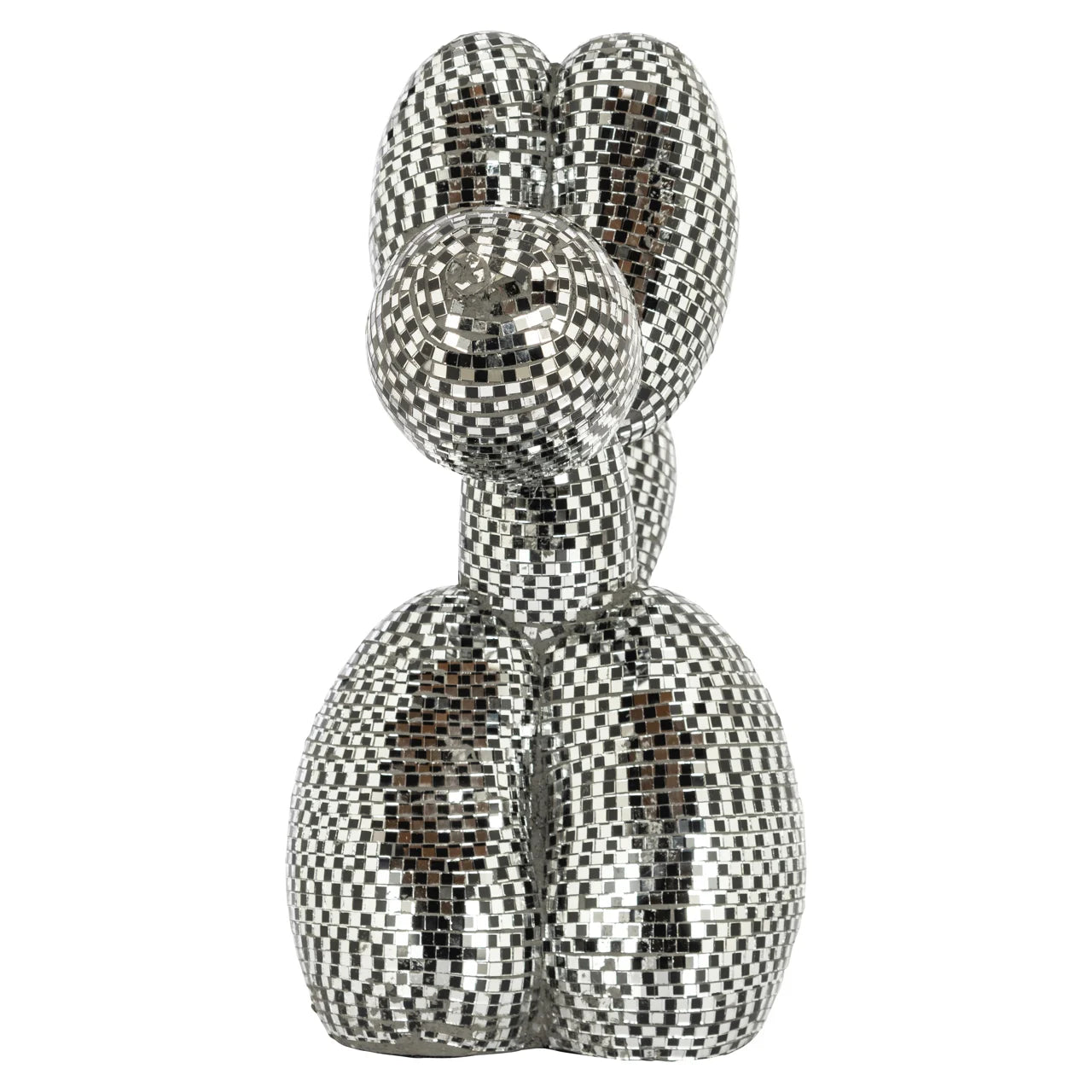 Dekoratives Objekt Dog silver small