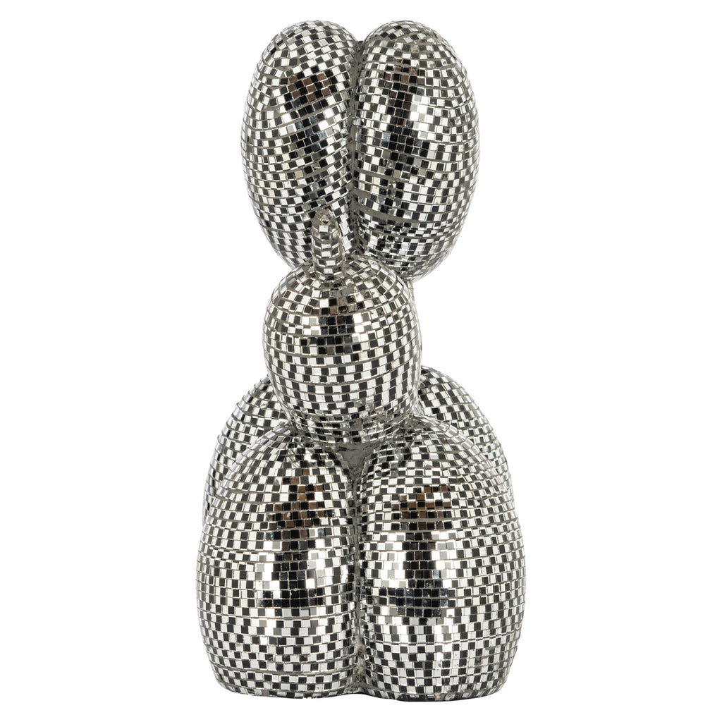 Dekoratives Objekt Dog silver small