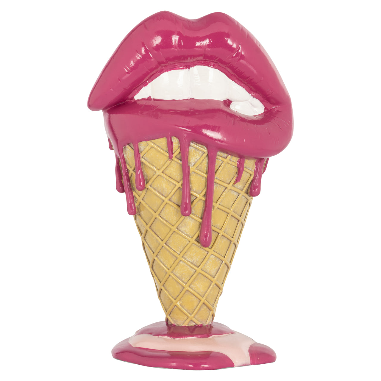 Dekoratives Objekt Lips pink